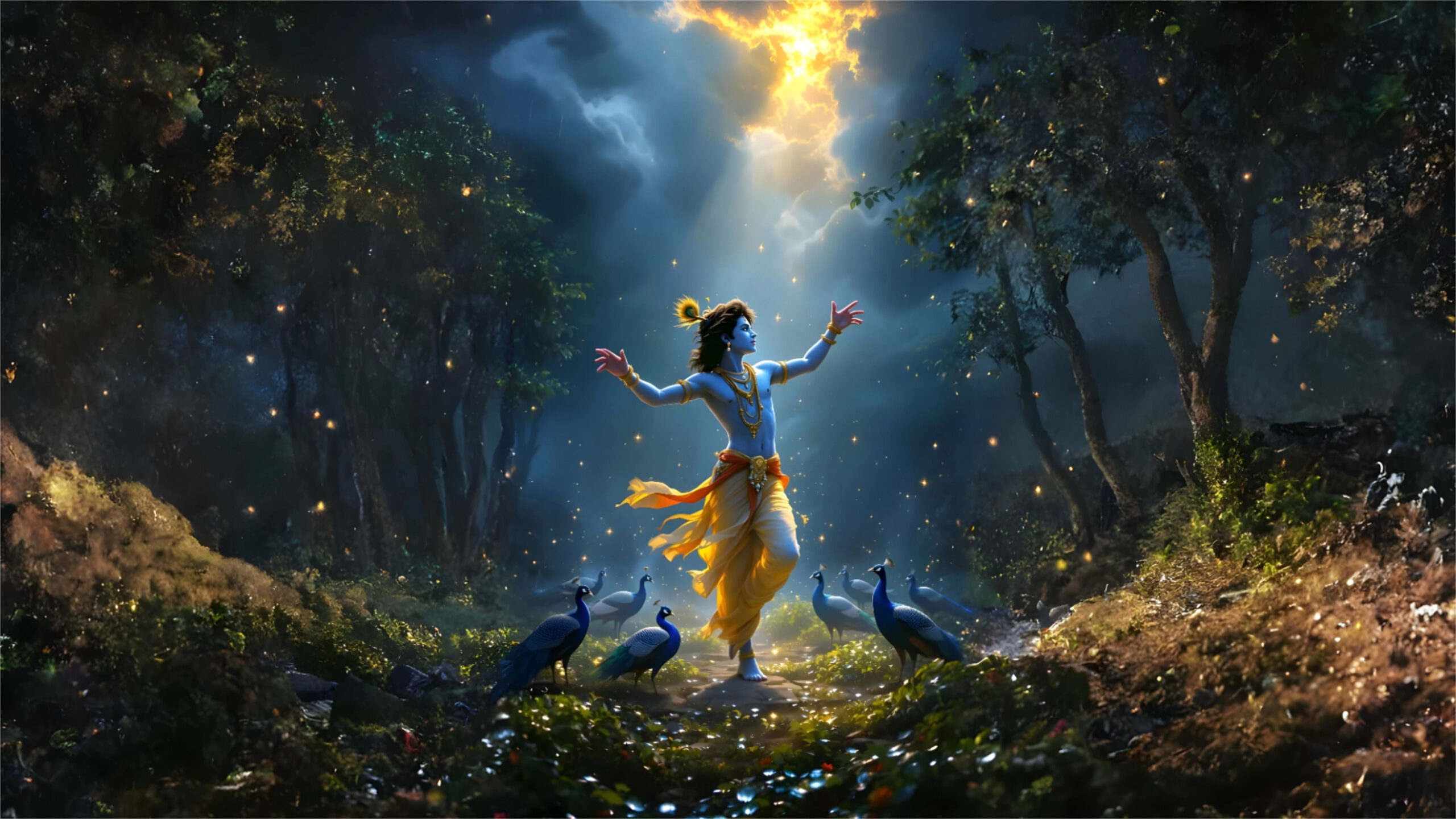 Holy Moments: Shri Krishna 4K Wallpapers Holy Moments: Shri Krishna 4K Wallpapers