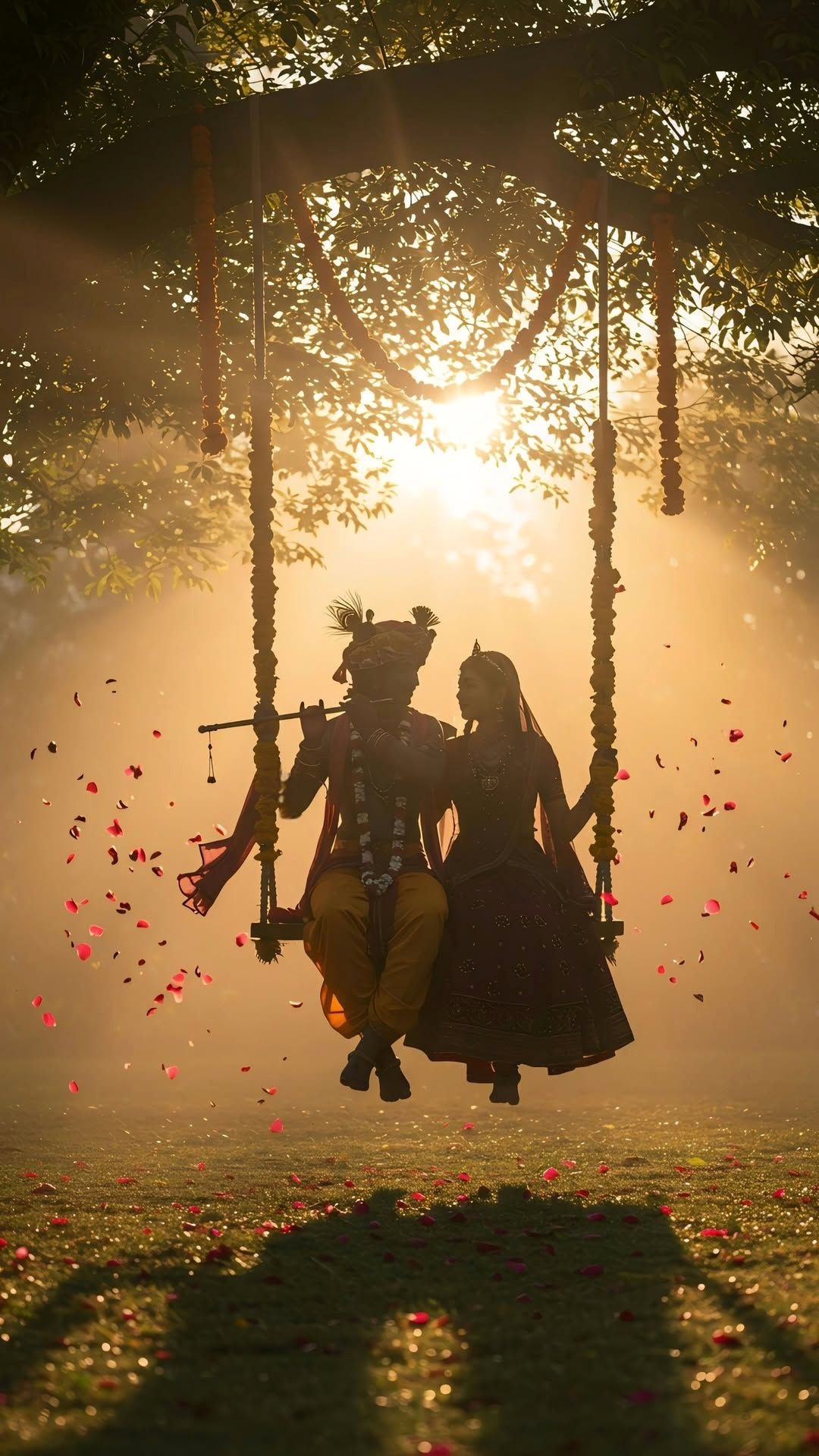 Bollywood-Inspired Radha Krishna Wall Art Designs