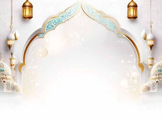 Unique AI Islamic Backgrounds for Ramadan & Eid Mubarak