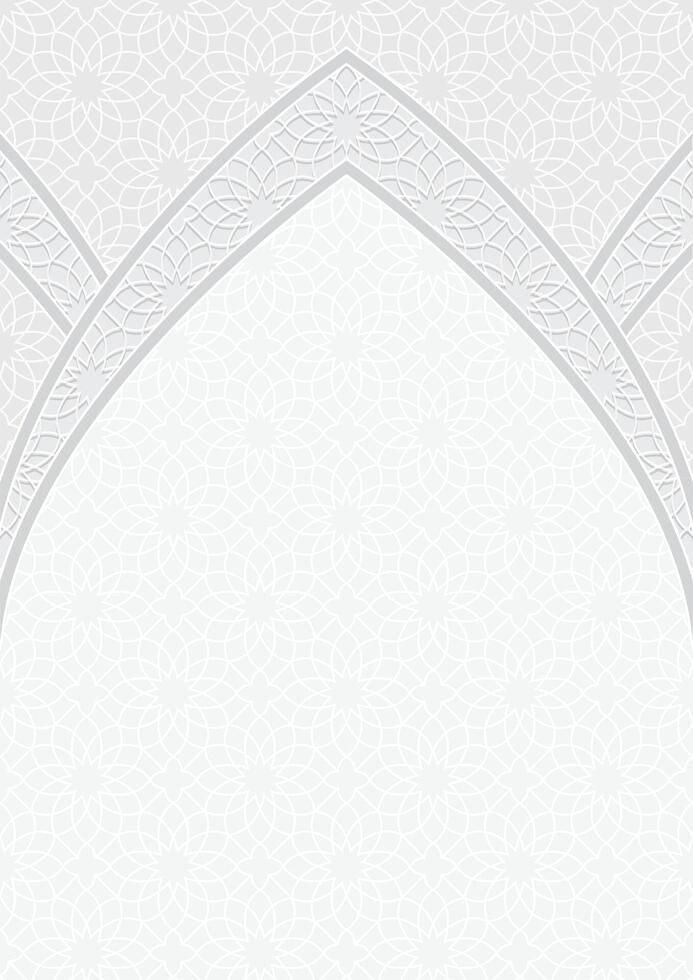 Elegant Arabic Architecture: White Arch Wonders