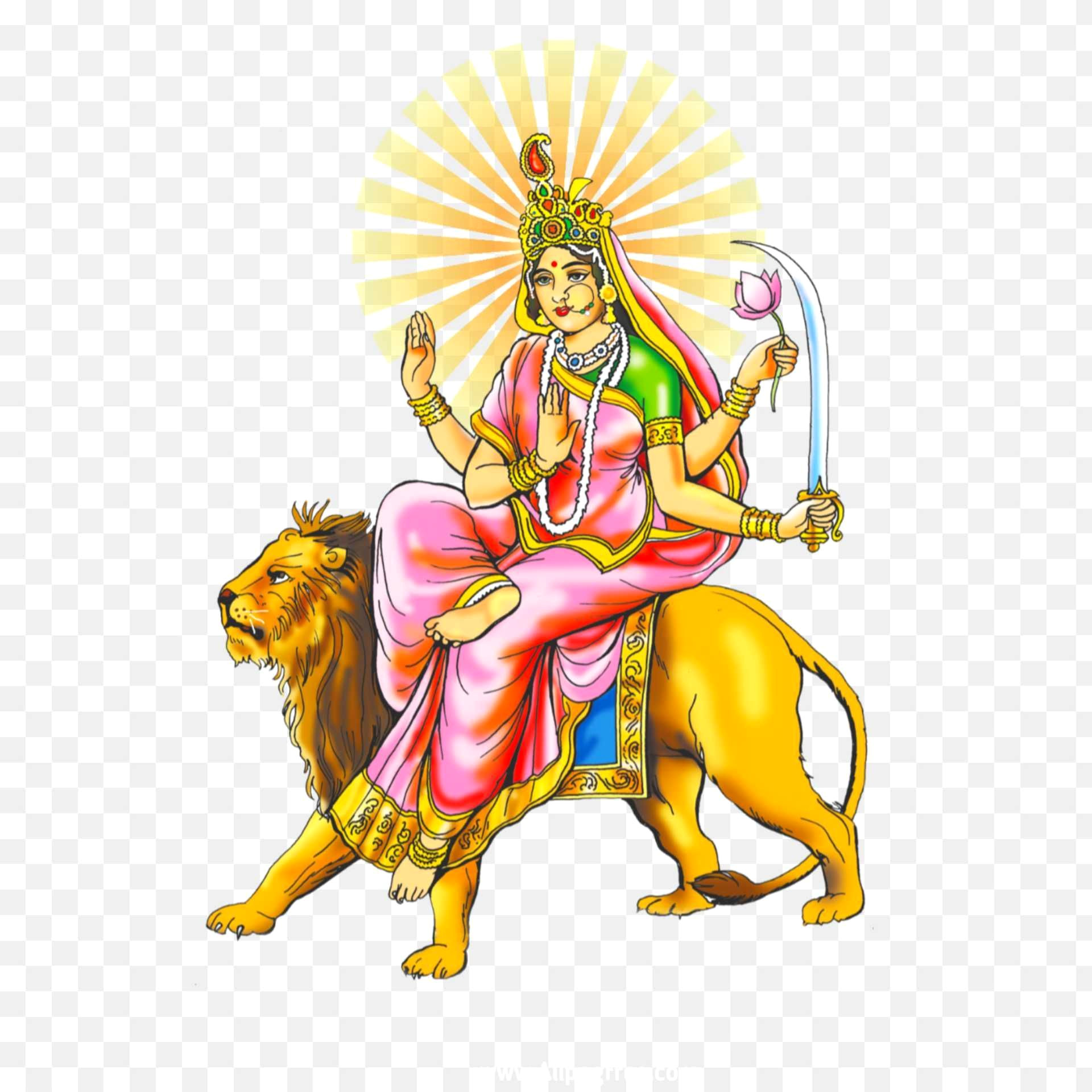 8 Divine Navratri Clipart Images for Your Diwali Designs