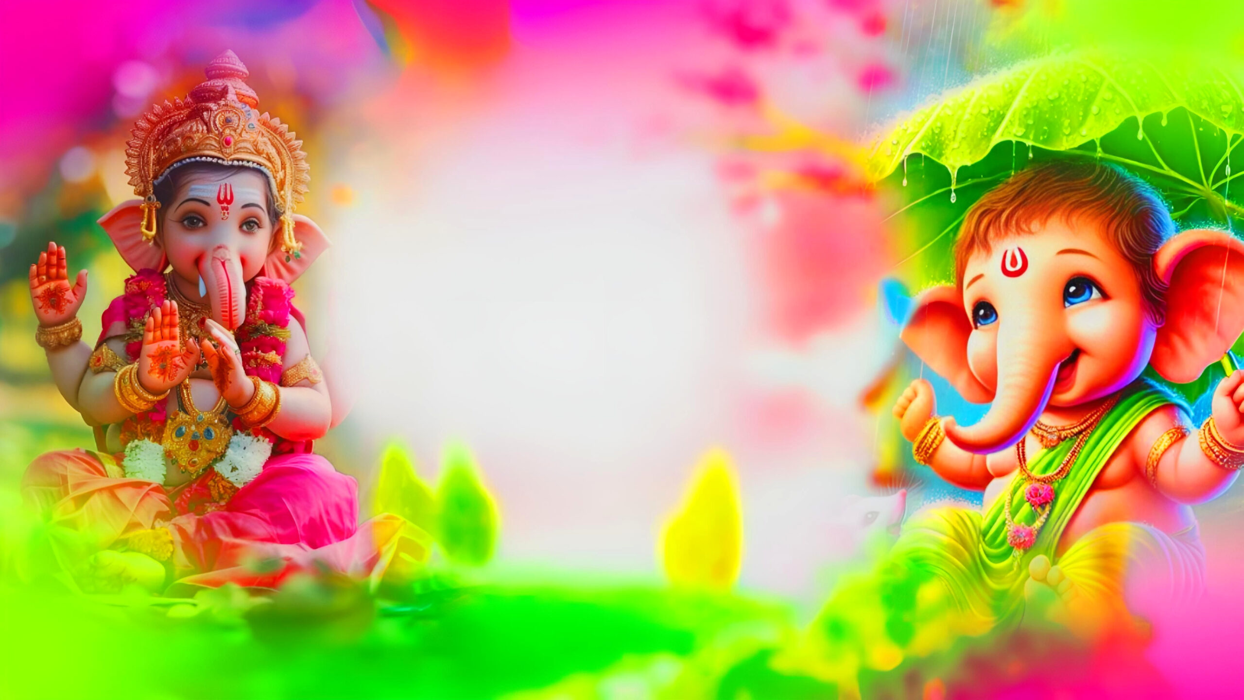 Ganesh Wallpaper with Meena Song