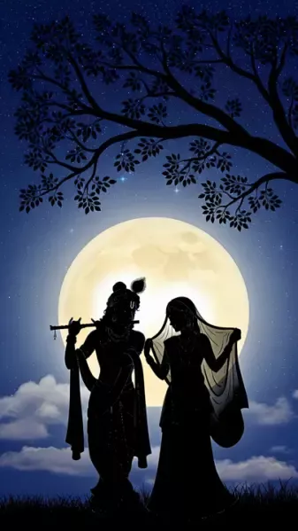 Radha & Krishna Wallpapers: Divine Love