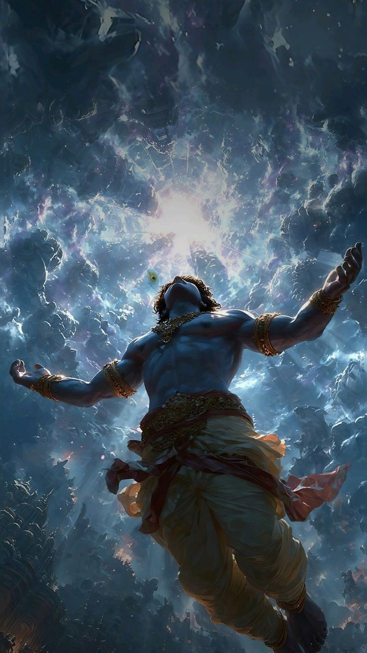 Krishna Soaks in Heavenly Radiance Krishna Soaks in Heavenly Radiance