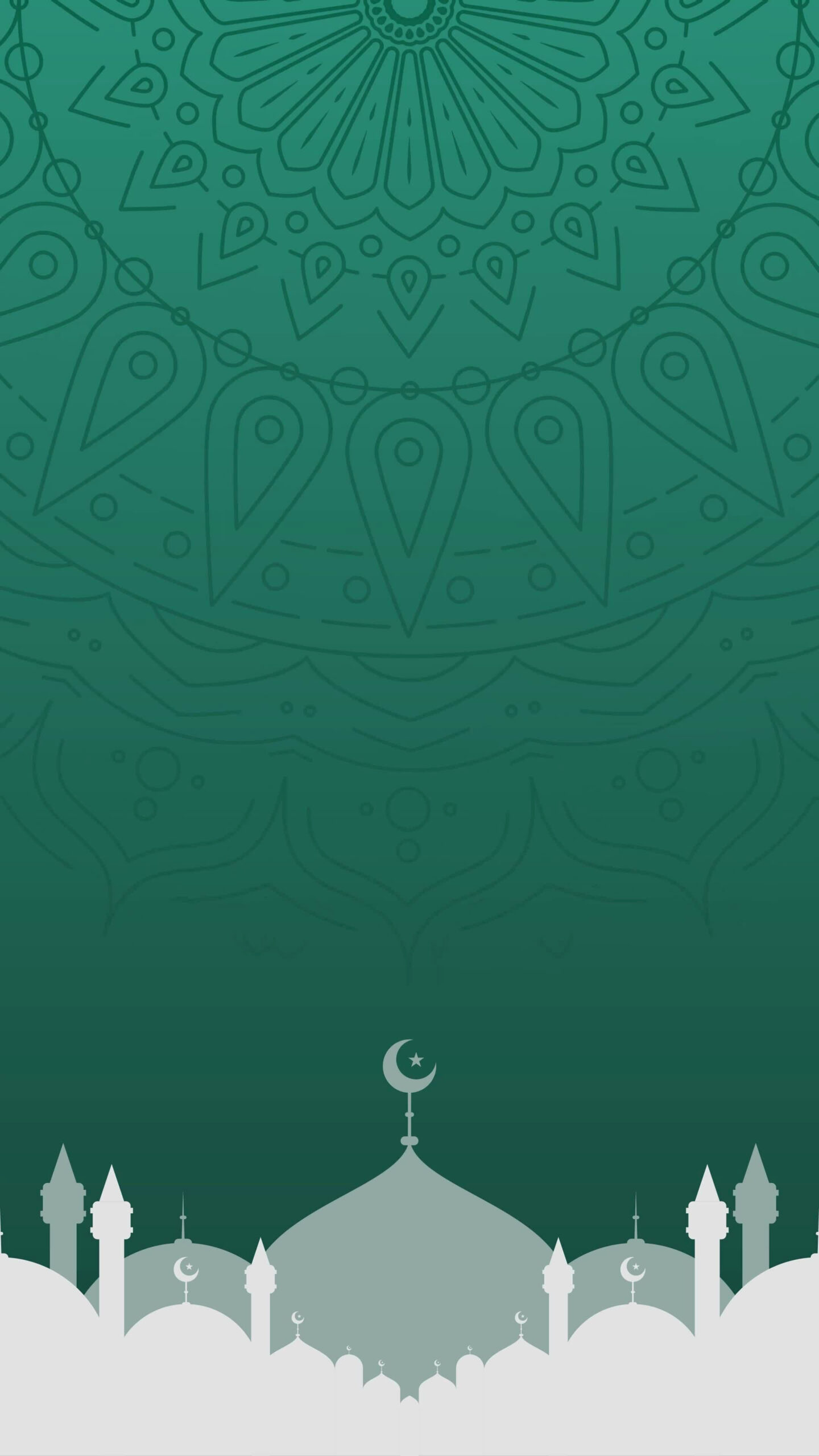 Elegant Islamic Backgrounds: Free Rotating Mosque Animation