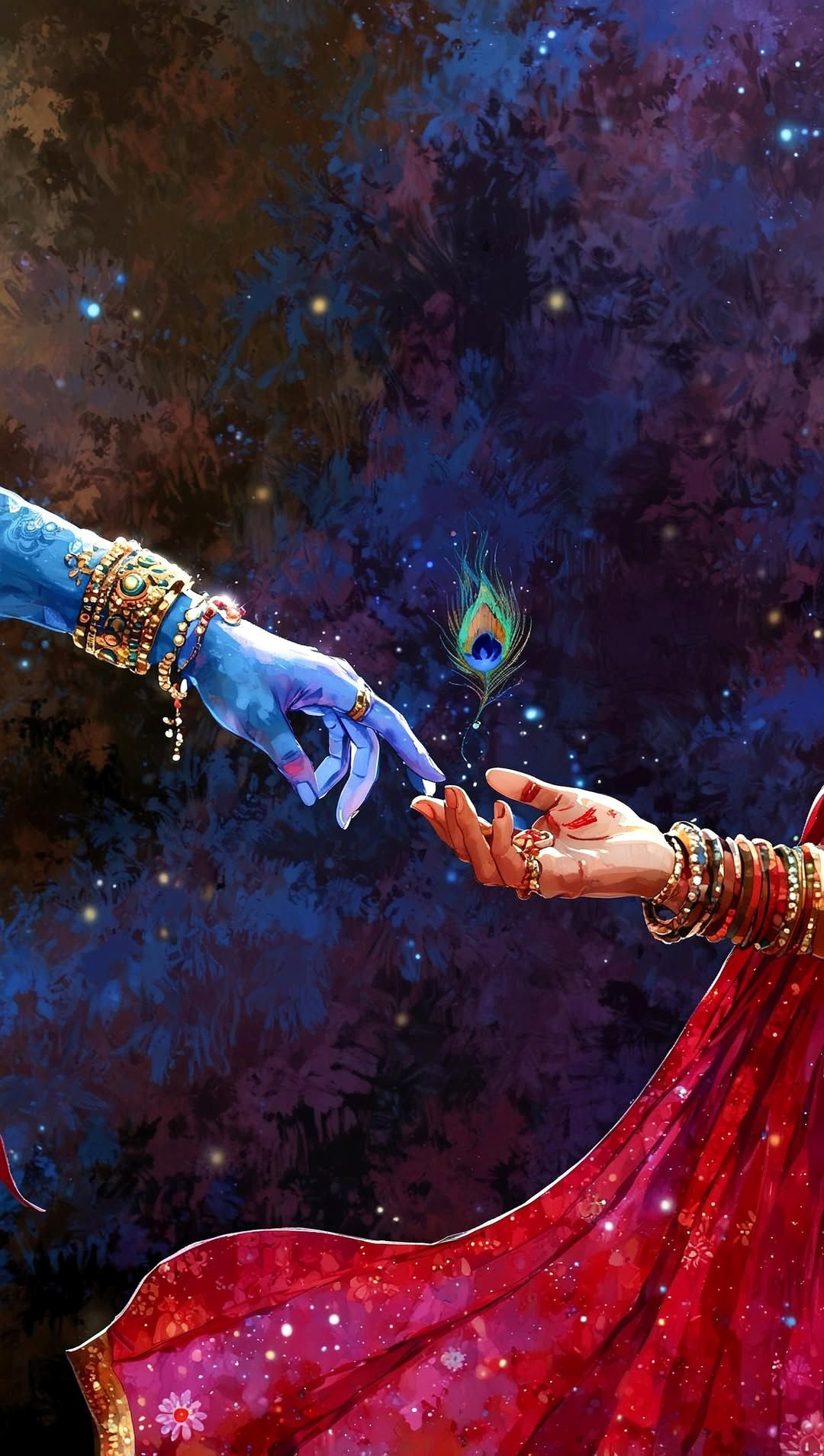 Krishna & Radha’s Divine Embrace Krishna & Radha’s Divine Embrace