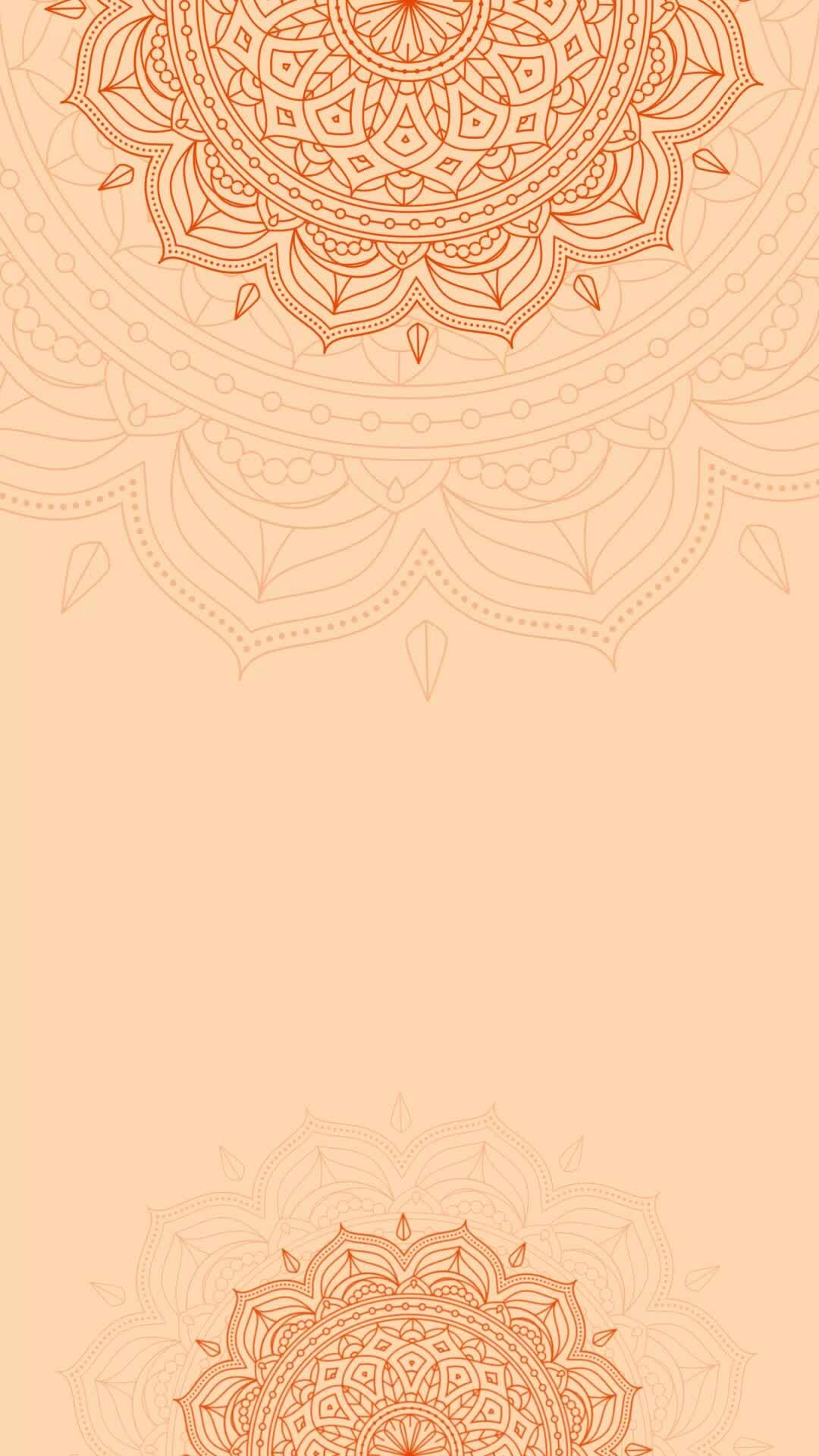 Orange Peel Mandala Bliss: Elegant Animation for Peaceful Backdrops
