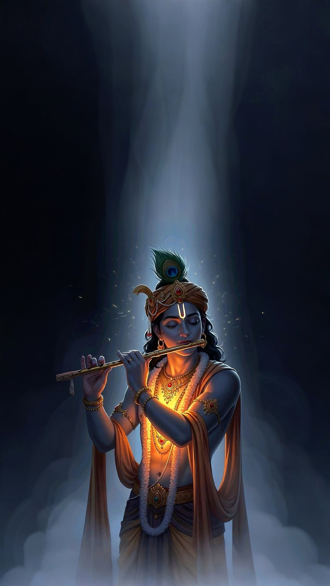 Hindu Gods: Vibrant Krishna Wallpapers Hindu Gods: Vibrant Krishna Wallpapers