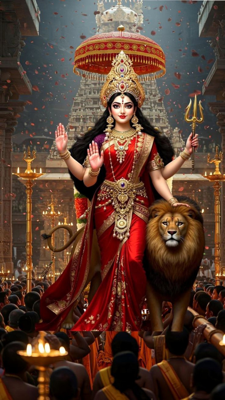 Worship the Mighty Goddess Durga Worship the Mighty Goddess Durga