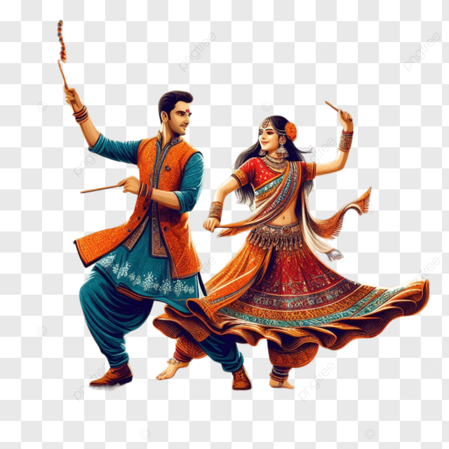 Dazzling Navratri Night Dandiya Design Free Downloads