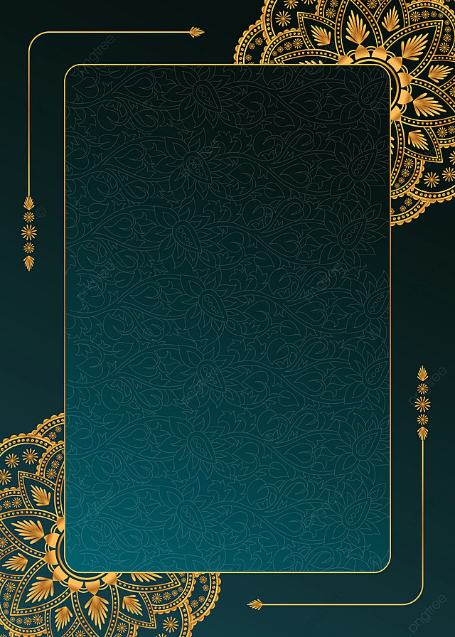Free Islamic Wedding Wallpapers: Golden Florals & Swirling Green Patterns Free Islamic Wedding Wallpapers: Golden Florals & Swirling Green Patterns