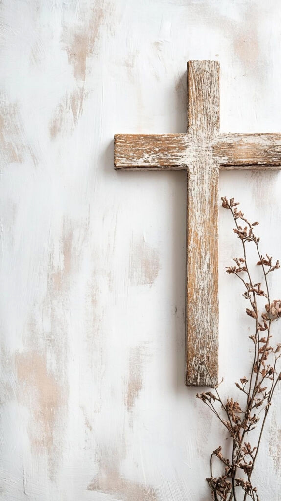 Simple White Christian Wall Backgrounds