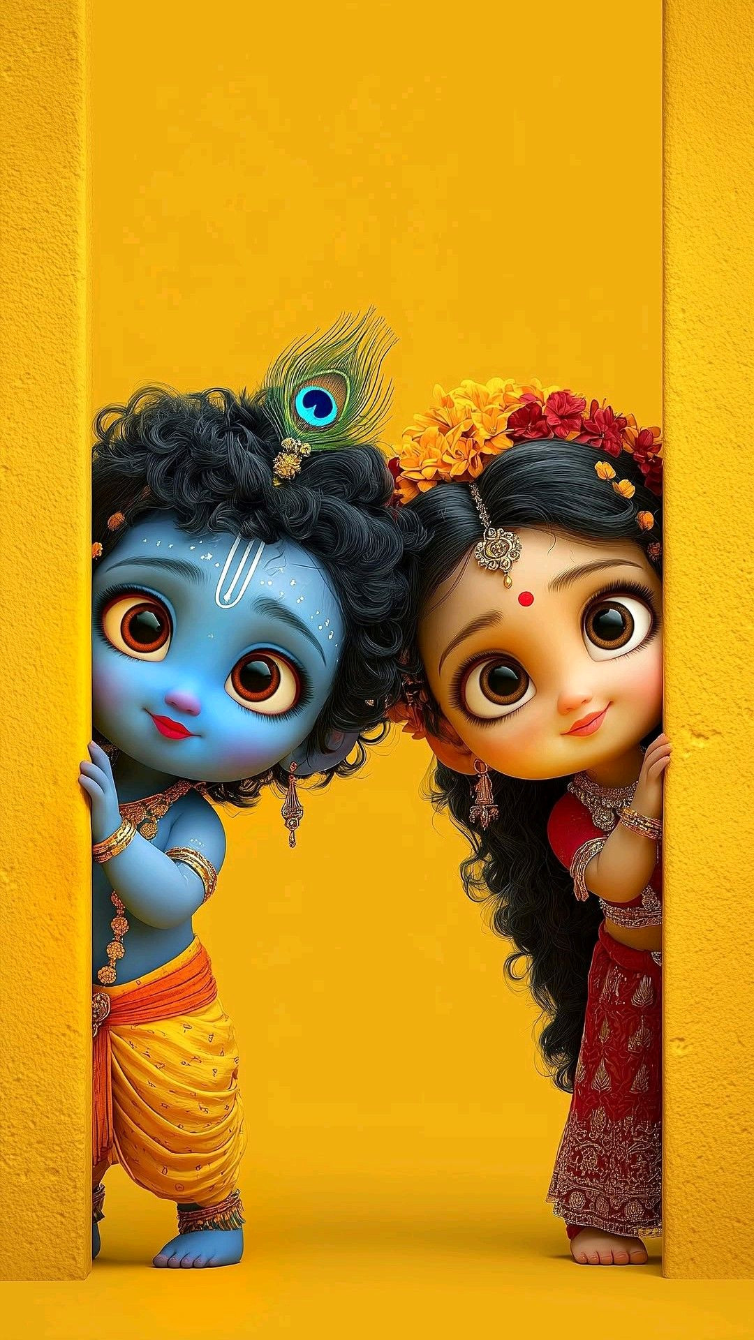 Meet the Devine Couple: Radhe & Krishna
