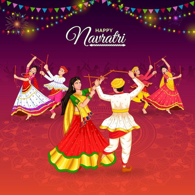 Dandiya Nights: Colorful Navratri Dance